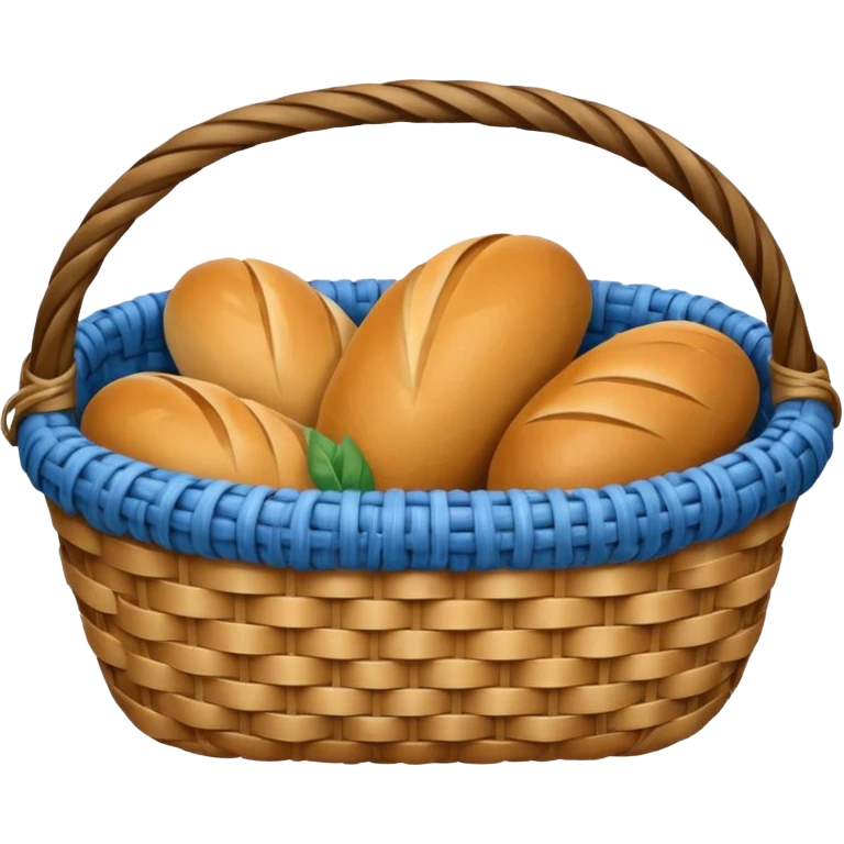 Bread Basket blue  emoji