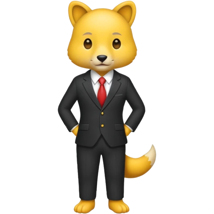 animal in suit emoji