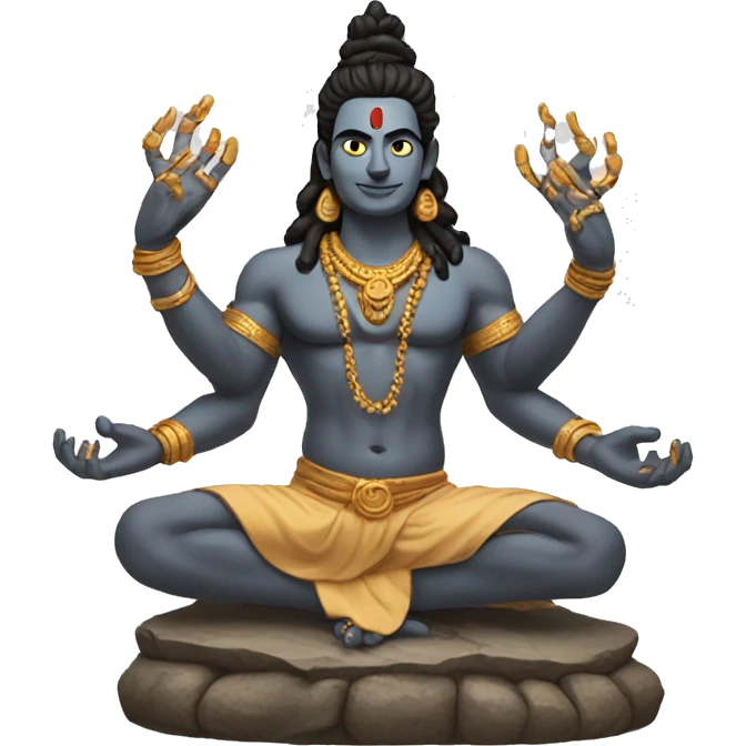 shiva with many arms emoji