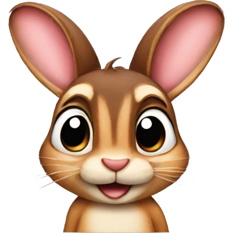 Chipmunk with bunny ears emoji