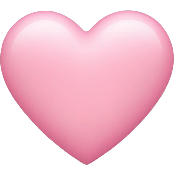 Baby Pink heart  emoji