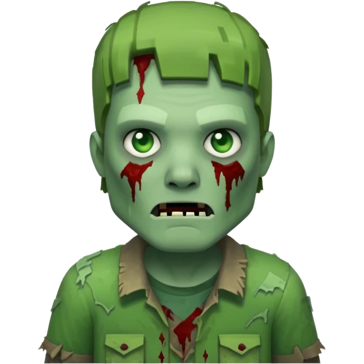 Zombie  minecraft  emoji
