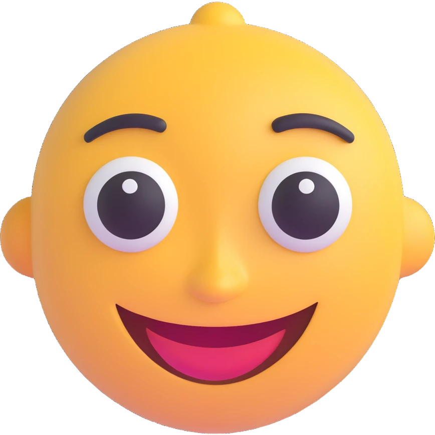 happy face emoji