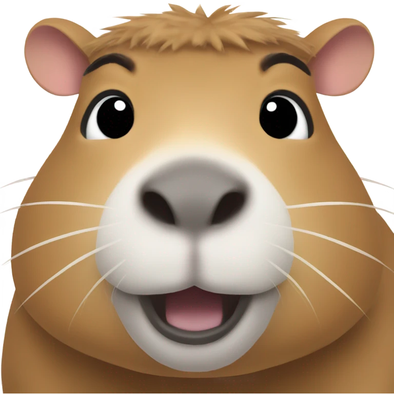 Cute capibara emoji