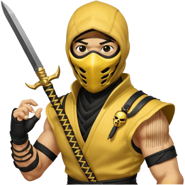 mortal kombat scorpion emoji