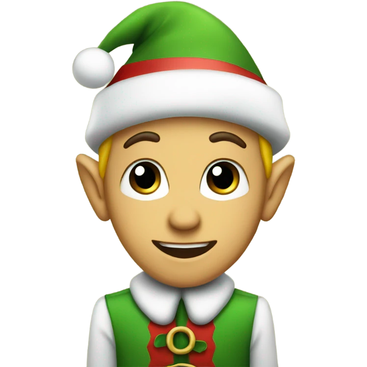 Christmas elf emoji