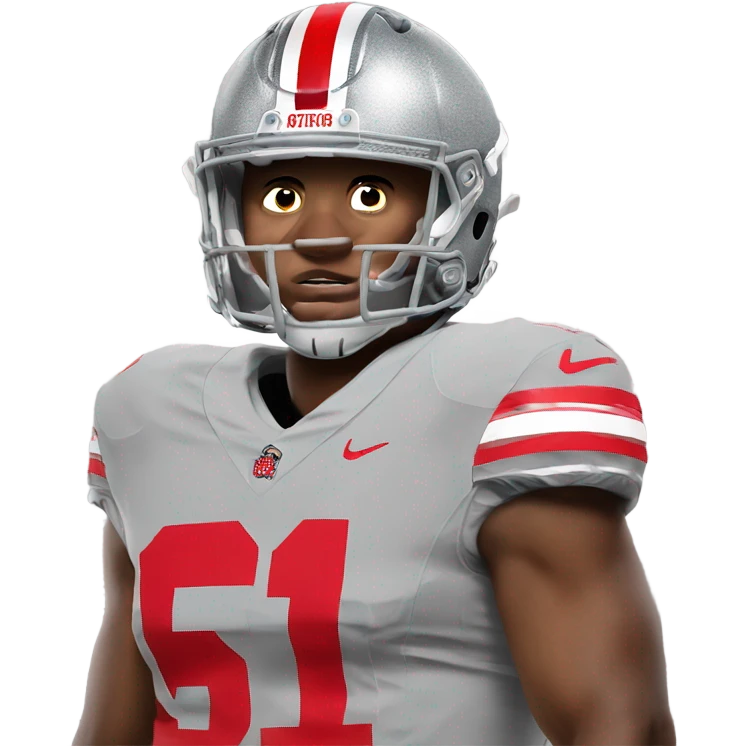 Ohio state football player sad emoji