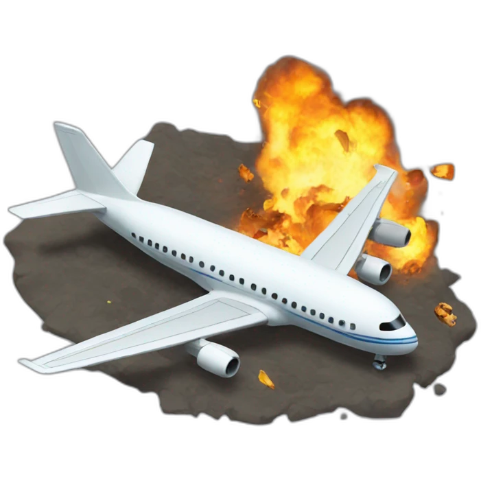 airplane crash emoji