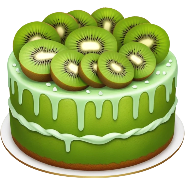kiwi cake emoji