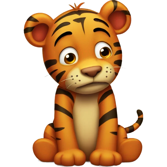 SAD TIGGER emoji