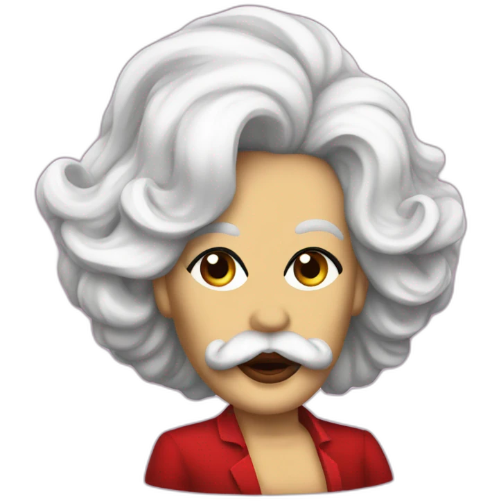 karl marx as a drag queen emoji