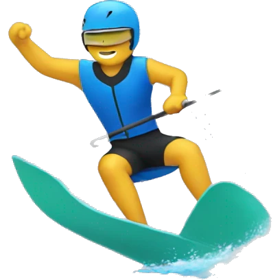 Water skiing  emoji