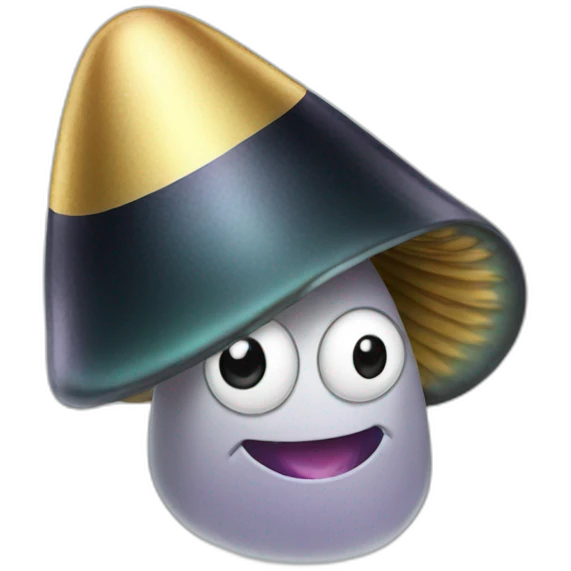 Mussel with a party hat emoji