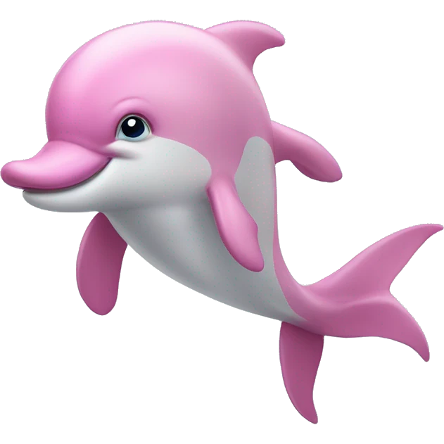 Pink dolphin emoji