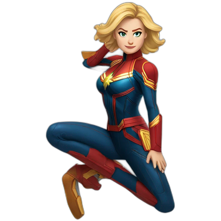 Captain marvel pose emoji