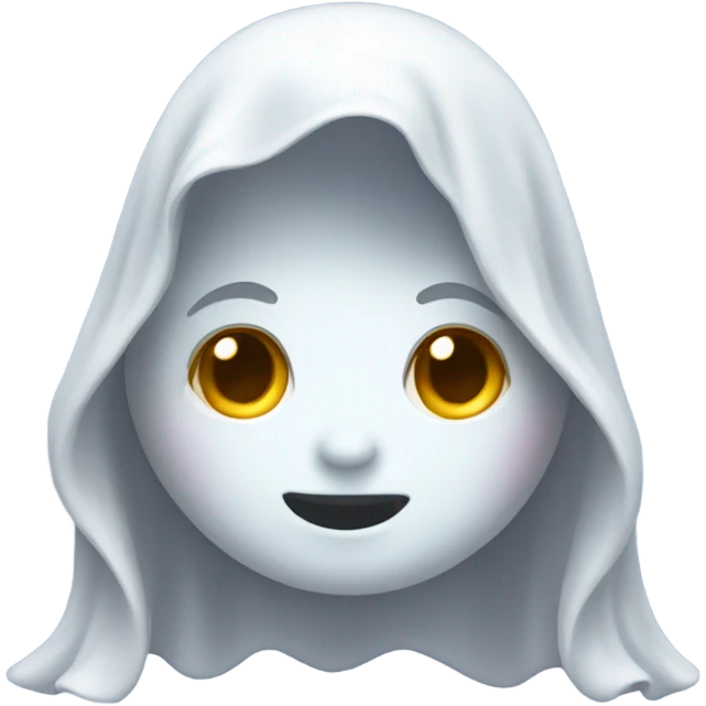 Cute ghost who is a girl  emoji
