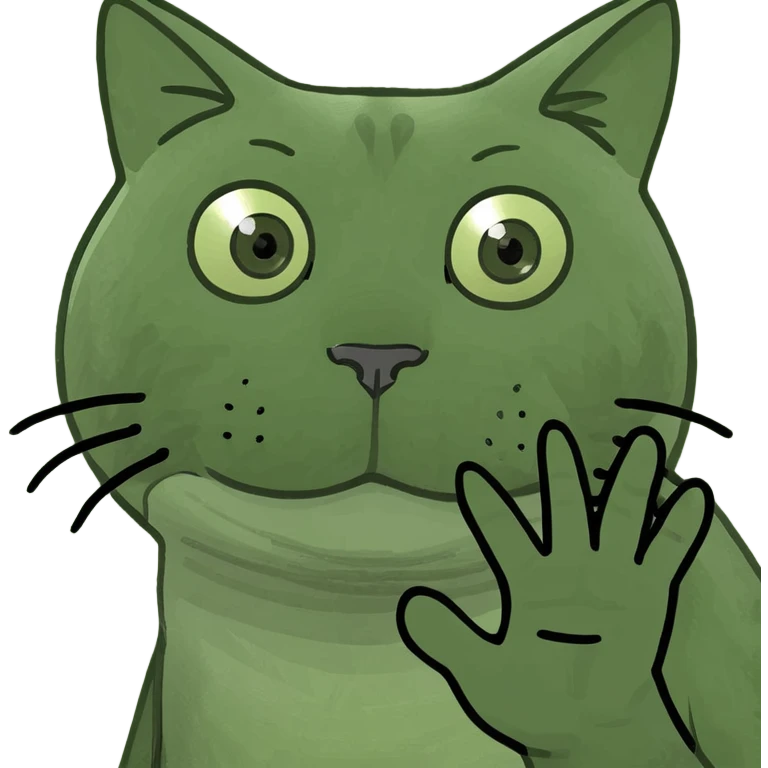 Finger kitty  emoji