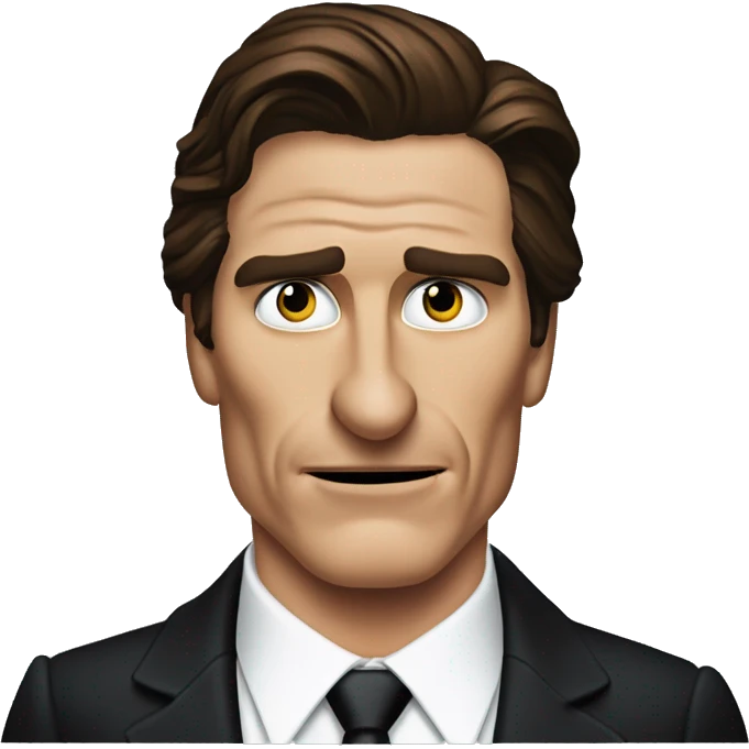 Patrick Bateman Christian bale Donald Duck beak emoji