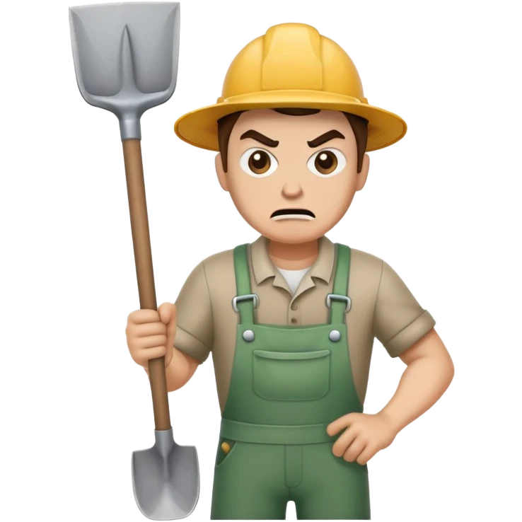 pissed off gardener  emoji