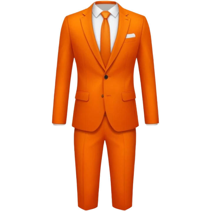 orange suit emoji
