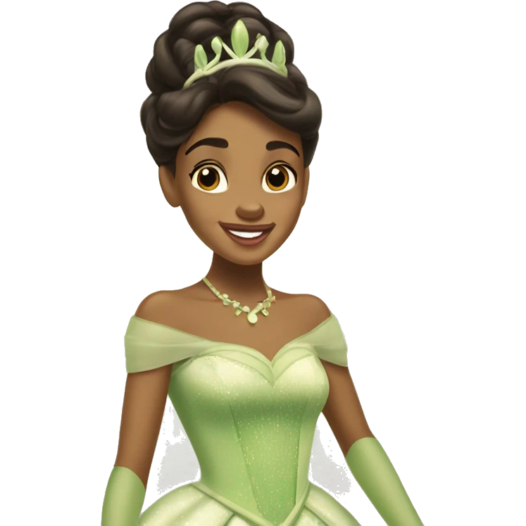 princess tiana from princess and the frog  emoji