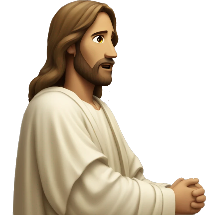 jesus is listening emoji