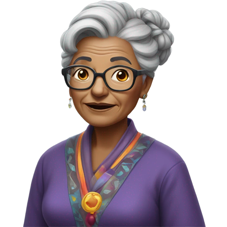 western astologer old lady emoji