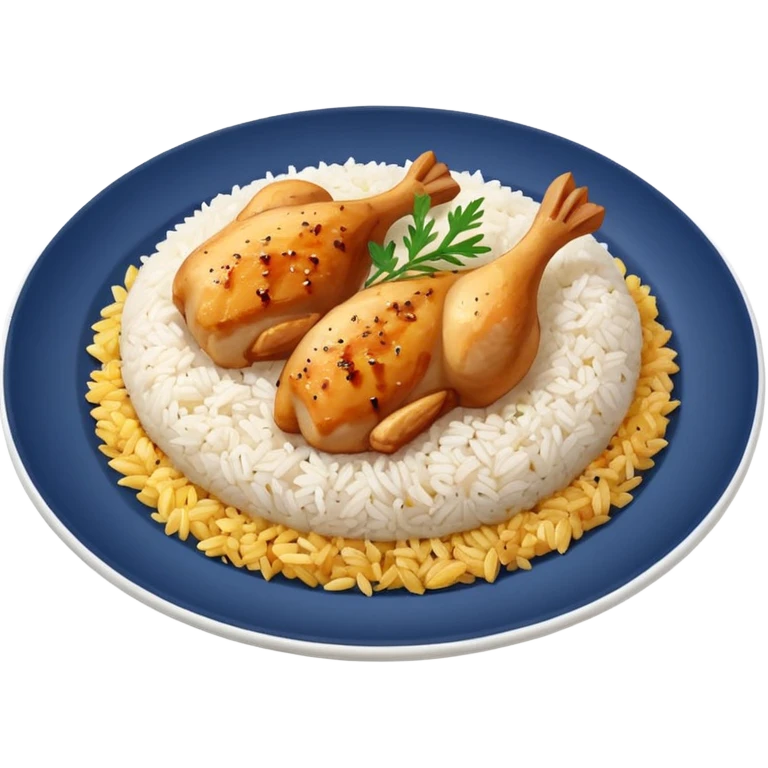 rice and chicken emoji