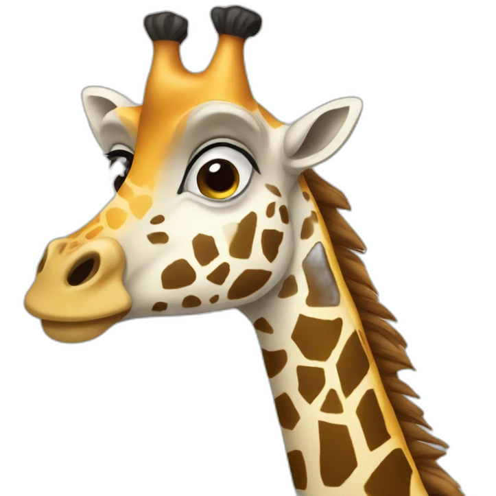 business giraffe emoji