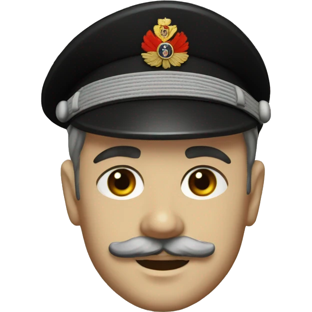 germany 1944 military officer black uniform red armband emoji