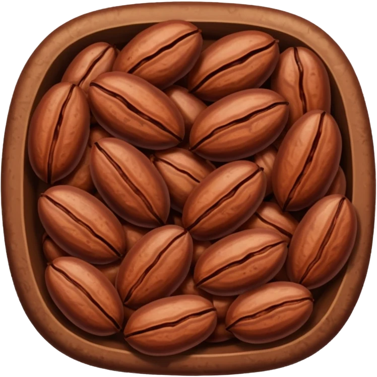 now generate beans of cocoa emoji