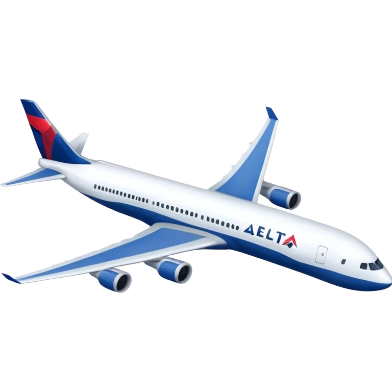 Delta airplane emoji
