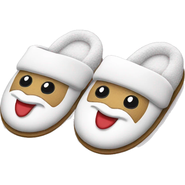christmas slippers emoji