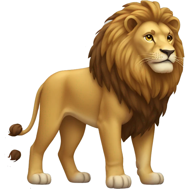 Full-body-lion emoji