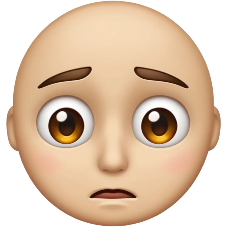 Sad face with winky face emoji