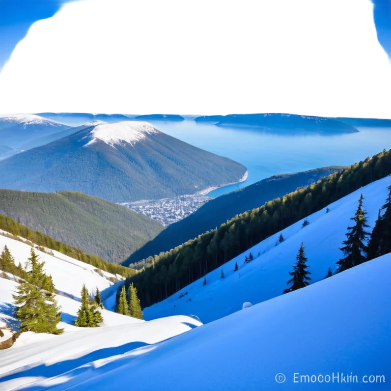 новогодняя елка, вид сверху emoji