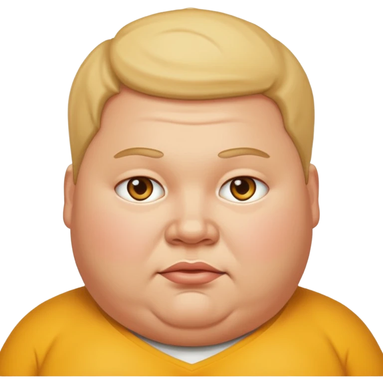 Fat person emoji