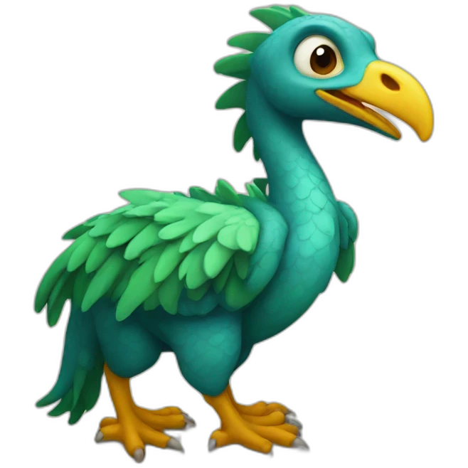 Dodo dragon emoji