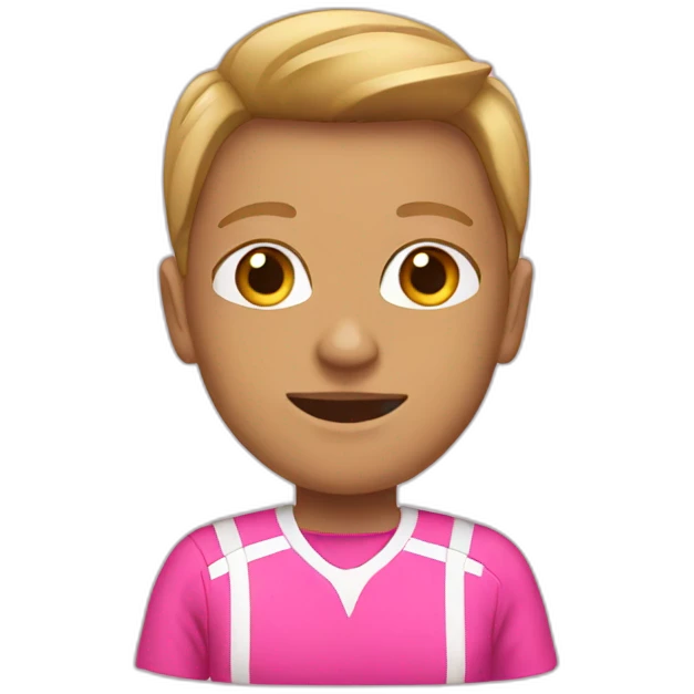 pink coach emoji