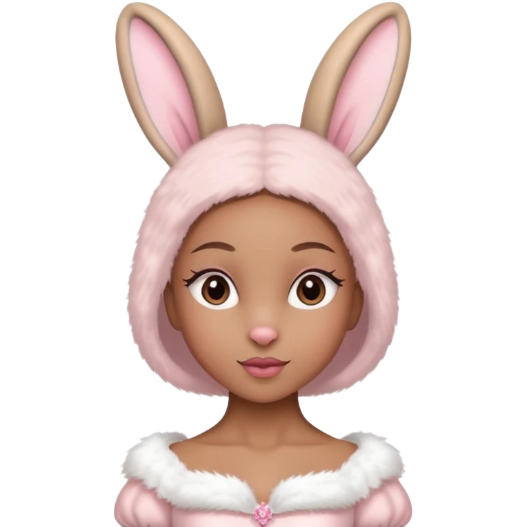 Ballerina vestita da coniglio emoji
