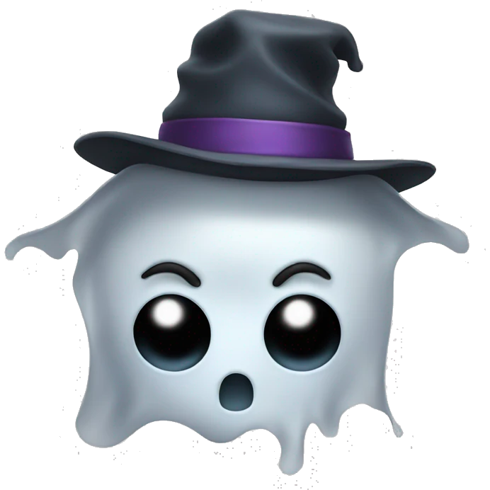 Ghost in a hat emoji