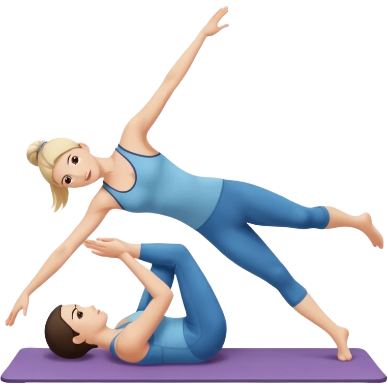 Pilates teaser emoji