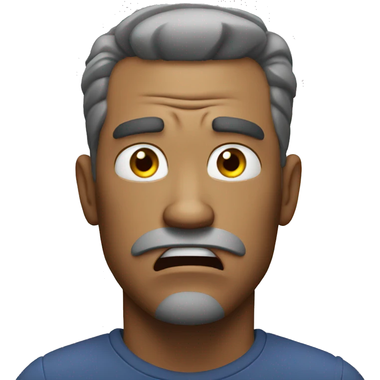 Angry man emoji