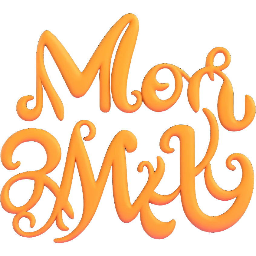3D Hindi/Urdu calligraphy of the word Meri with decorative elements emoji
