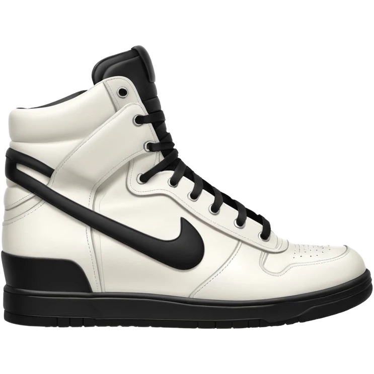 rick owens milk dunk all white emoji