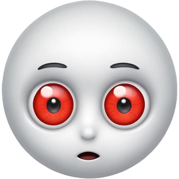 cute white blood cell with big eyes emoji