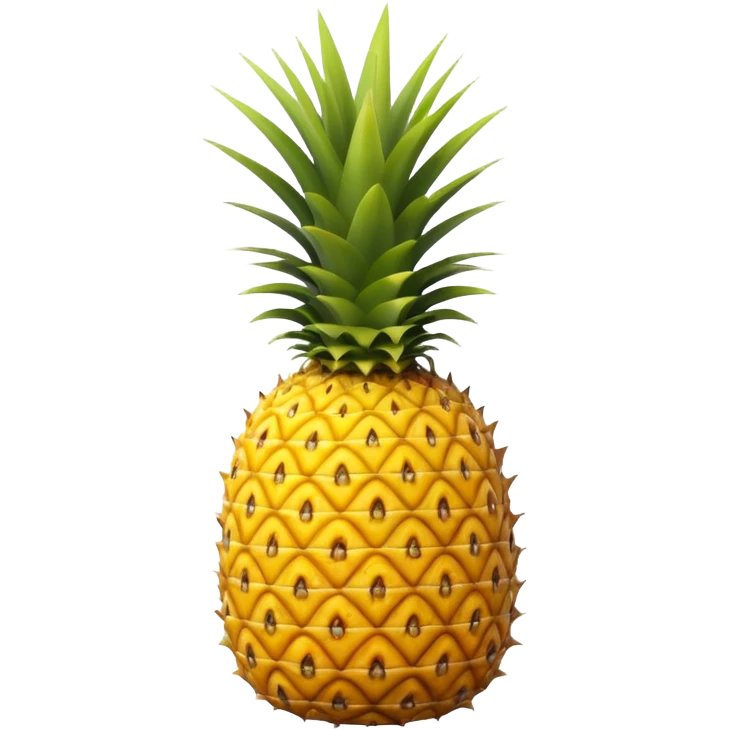a simple pineapple emoji