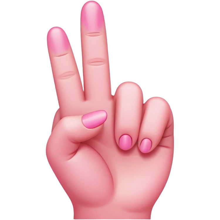pink middle finger emoji