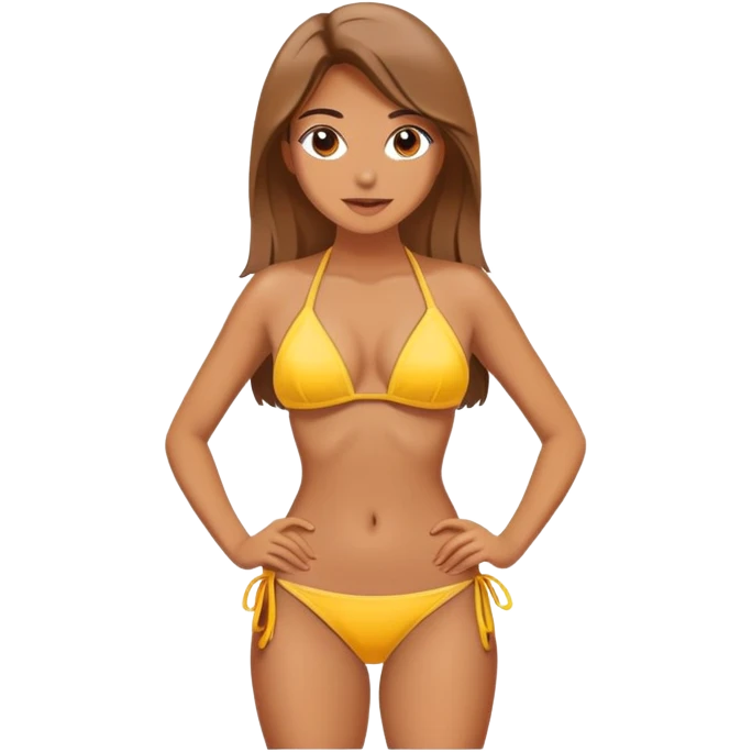 Hot girl ass in bikini emoji