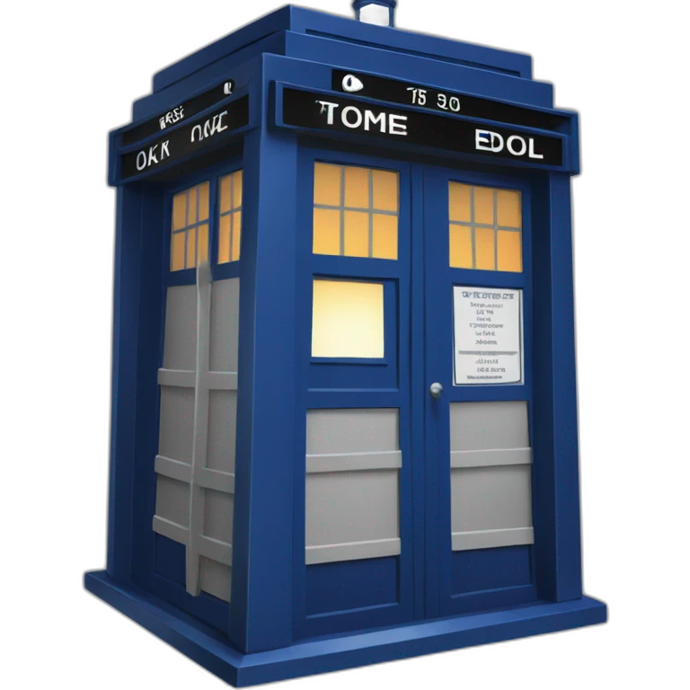 TARDIS emoji